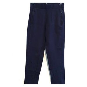 Talbots black stretch leggings with zipper pockets